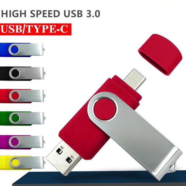 Wholesale Corporate Gift Set OTG TYPE C USB Flash Memory for Mobile Phone USB 2.0 & 3.0 4GB 8GB 16GB 32GB 64GB 128GB 256GB