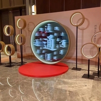 Enseigne personnalisée en miroir abîme à LED avec lettre néon pour décoration d'intérieur 3D Infinity Extending