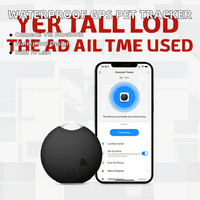 Mini traceur GPS Bluetooth intelligent étanche Little Guy ABS+PC avec suivi en temps réel, autonomie de plus de 20 heures, pour chiens, compatible iOS/Android