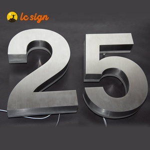 Hotel Shop Home Outdoor Gate Residential American <strong>Numbers</strong> Light Illuminated <strong>House</strong> <strong>Numbers</strong> With Light - Product Image 6