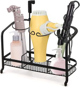 Support d'angle pour douche et sèche-<span class=keywords><strong>cheveux</strong></span>, avec crochets métalliques durables, installation facile sans perçage - Product Image 1
