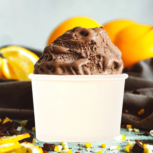 Tùy chỉnh in kem đông lạnh sữ<span class=keywords><strong>a</strong></span> chua Gelato Bát 3 4 <span class=keywords><strong>5</strong></span> 8 12 16oz dùng một lần tường Giấy cup với nắp và muỗng - Product Image 1