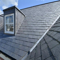 Natürliche Schwarze Schieferdachziegel - Langlebig & Umweltfreundlich Säurebeständig für Außen- und Terrassennutzung