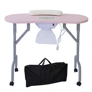Table de manucure pliante moderne en métal CONRIS, très vendue, pour salon de beauté, couleur personnalisable, acier inoxydable, certifiée CE - Product Image 3