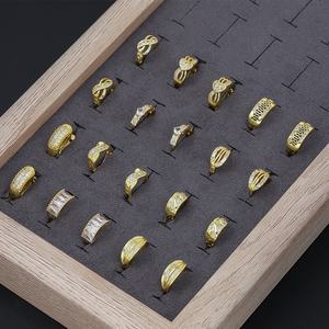 ต่างหูห่วงทองชุบ 24K คุณภาพสูง JXX ดีไซน์ทันสมัย ประดับเพชรซิร์คอน ของขวัญสุดเพอร์เฟกต์สำหรับผู้หญิง - Product Image 1