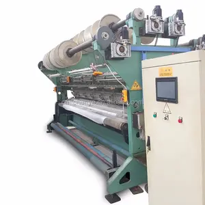 Kecepatan Tinggi Mesin Tekstil Jersey Tunggal Jarum Ganda Warp Knitting Machine