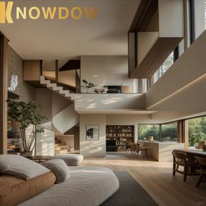 SAVOIR Intérieur moderne Dessins CAO Rendu <span class=keywords><strong>3D</strong></span> Animations Pelouse Pavillon Balcon Comptoir Toit - Product Image 4