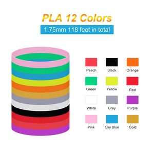 เส้นใยพีซีแอลขนาด 1.75 มม. 3/10/15 สี สำหรับปากกาพิมพ์ 3 มิติ เป็นมิตรกับสิ่งแวดล้อม  รีฟิลเส้นใยสำหรับปากกาพิมพ์ 3 มิติ - พีซีแอล 1.75 30 สี - Product Image 2