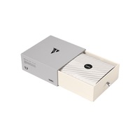 Boîtes à bijoux de luxe personnalisées, écologiques, faites à la main, avec fermeture magnétique mate, design imperméable, tendance mode, boîte en carton type avion