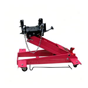 Cric de transmission hydraulique universel EFON 1 tonne en acier réglable pour levage de boîte de vitesses avec roues pivotantes à 360° pour garage automobile - Product Image 2