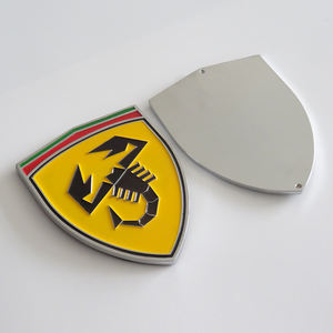 Promoción personalizado barato moda Metal Logo etiquetas coche Aleación de Zinc insignia escorpión patrón Metal etiqueta - Product Image 4