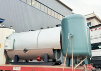 Chaudière industrielle horizontale à tubes de fumée à circulation naturelle basse pression, haute efficacité, 1400 kW, à gaz hydrogène, pour eau chaude, 92% de rendement