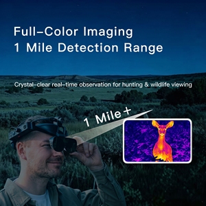 Lunettes de vision nocturne et lunettes thermiques avec AR et IA intégrés, lunettes intelligentes couleur pleine pour la chasse, la pêche et les activités de plein air - Product Image 3