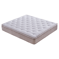 Vente de gros Mélange de mesure de gel mousse à mémoire de forme et de matelas hybride à ressorts
