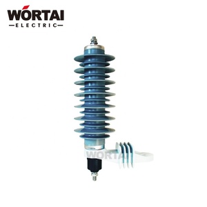 Pararrayos de protección contra sobretensiones de polímero de 11kV 10kA con soporte aislado de Varistor para subestaciones al aire libre - Product Image 2
