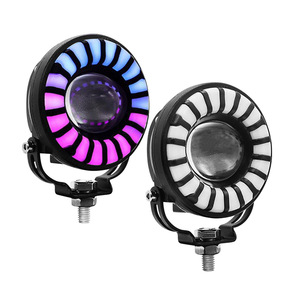 ไฟสปอร์ตไลท์มอเตอร์ไซค์ LED รุ่น RGB Sunflower 12-80V DC พร้อมรีโมทคอนโทรล สำหรับใช้งานออฟโรด - Product Image 2
