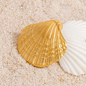 SUMMLY Personalized Luxury Ocean <span class=keywords><strong>Starfish</strong></span> 18K金メッキステンレススチール防水ブローチ非フェードファッションジュエリー - Product Image 4