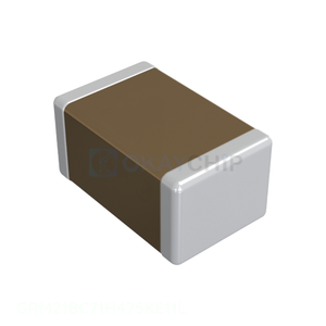Distribuidor Autorizado de Condensadores Cerámicos CAP CER 4.7uF 50V X7S 0805 (2012 Métrico) <span class=keywords><strong>4.7</strong></span> <span class=keywords><strong>uF</strong></span> GRM21BC71H475KE11L - Product Image 1
