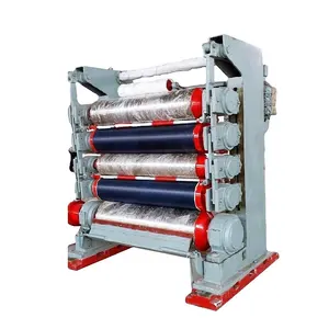 Triple Rolls Calender Machine Three Rollers Calendering Machine Small Business Toilet Paper Industry