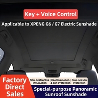 Pare-soleil électrique de luxe à commande vocale XPeng G6-G7 en tissu composite, protection toutes saisons, isolation thermique et anti-UV