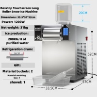 Machine à glace Bingsu automatique, machine à glace en flocons de neige, efficace, vente en gros, commerciale, Kakigori, CE 37
