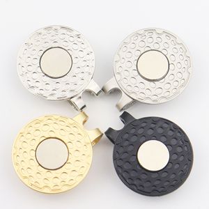 Golf Hat <b>Clip</b> 25mm Magnetic Ball Patterned With Nickel Logo Mark <b>For</b> Golf Sports - Product Image 2