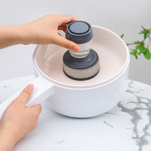 Dispensador de Jabón para Cocina, Cepillos de Limpieza, Fácil de Usar, Cepillo para Lavar y Limpiar, Dispensador de Jabón, Accesorios de Cocina - Product Image 3