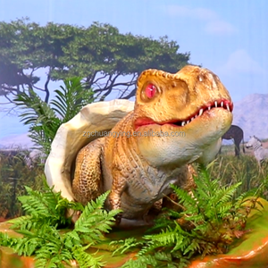 Parchi a tema dinosauro mostra realistico dinosauro a grandezza naturale Baby Tyrannosaurus Rex modello - Product Image 2