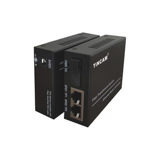 TiNCAM 2 puertos Gigabit Ethernet interfaz SC 20km <span class=keywords><strong>monomodo</strong></span> SM <span class=keywords><strong>fibra</strong></span> a pares de convertidor de medios equipo de <span class=keywords><strong>fibra</strong></span> óptica - Product Image 1