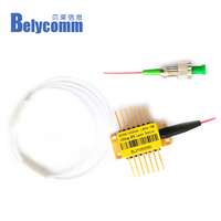 Module laser à largeur de ligne étroite 1550nm DFB 100KHz/300KHz/500KHz paquet de boîte à 14 broches TEC Diodes optiques de communication à fibre optique