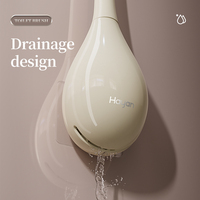 Nouveau design de brosse de toilette murale ménage sans angle mort brosse de nettoyage de toilette à long manche brosse de nettoyage de salle de bain