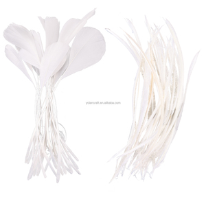 Offre Spéciale naturel 5 9 pouces teint dépouillé oie Nagoire plumes oie <span class=keywords><strong>Biot</strong></span> plumes pour carnaval vêtements décoration - Product Image 3