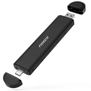 FIDECO And B+m Key External Nvme.2 Drive Case M2 Type-c Hard Disk Box Pcie To Ngff(m.2) Type C Ssd Adapter