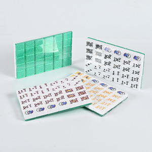 Juego de Fichas de Mahjong Americano con Diseño de Póker de Lujo, Profesional, 166 Fichas Acrílicas, Juego de Mahjong <span class=keywords><strong>para</strong></span> Fiestas Familiares, Juegos de Mesa, Club - Product Image 1