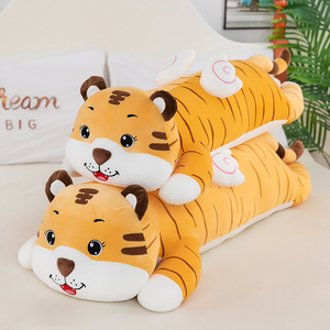 Cuscino Lungo in Peluche <span class=keywords><strong>a</strong></span> Forma di Tigre, Morbido e Soffice, Decorazione e Regalo per Amici - Product Image 3