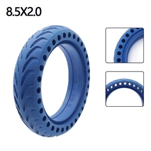 Pneu plein bleu 8,5x2,0 pouces à amortissement alvéolé pour trottinettes électriques Xiaomi M365 / Pro / 1S - Vente en gros usine - Product Image 1