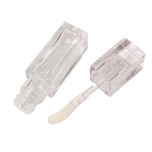 Conteneur carré pour gloss à lèvres personnalisé, tubes de gloss à lèvres, emballage cosmétique personnalisé, 9,5-13,5 ml, tube de gloss à lèvres vide OEM avec gros pinceau - Product Image 1