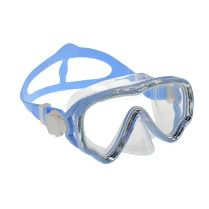 Best Tempered Silicon Scuba Diving Single Lenses Mask Swimming Goggles Kids Snorkel Diving Glasses