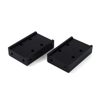 Pièces de rechange pour usinage CNC, support en aluminium sablé pour assemblages d'appareils électroménagers et marques de machines domestiques