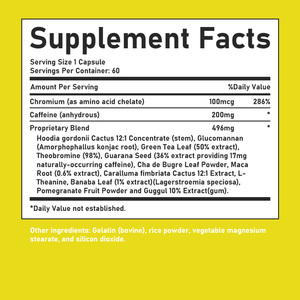 Cápsulas Termogénicas de Alta Calidad para Quemar Grasa, Mejoran el Rendimiento, Promueven la Pérdida de Peso, Suplemento Adelgazante, Mezcla Herbal - Product Image 2