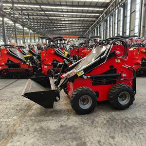 400 किलोग्राम 600 किलोग्राम 1 टन मिनी स्किड स्टीड लोडर 4 व्हील लोडर कार कार कार कार - Product Image 2