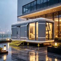 Maison Capsule Modulaire Moderne Entièrement en Aluminium de Qualité Supérieure OEM pour Complexes Hôteliers Écologiques et Rapides à Monter