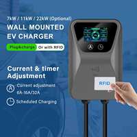 Cargador de Vehículos Eléctricos AC de Doble Enchufe, Montado en Pared, Servicio OEM ODM para Distribuidores Mayoristas Europeos y Socios B2B, Nuevo