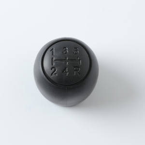 Pommeau de levier de vitesse de voiture en plastique noir, ajustement ergonomique pour les modèles Fiat - Product Image 3