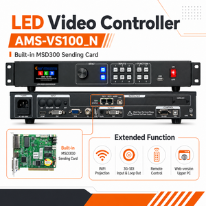 Controlador de Video Wall LED VS100 Integrado con Novastar MSD300 V960 V760, Compatible con WIFI, SDI y Control Remoto - Product Image 1