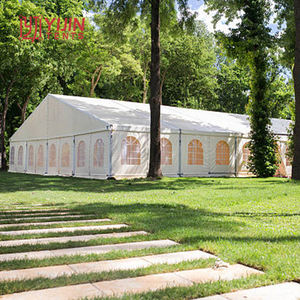 Tente de réception permanente d'extérieur blanche en forme de A, 60 x 120, pour événements et mariages - Product Image 1