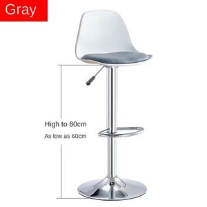 Modern Luxury Lift Rotary Hotel Cafe Counter Frame Velvet <b>Bar</b> Chair <b>Stool</b> <b>Swivel</b> Metal Commercial Furniture Kitchen <b>Stools</b> Itali - Product Image 5