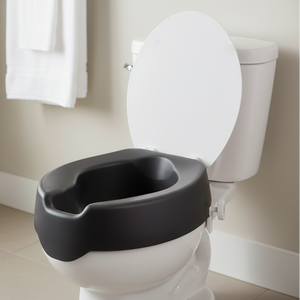 Rehausseur de siège de toilette souple (10 cm), Rehausseur de siège de toilette pour adultes avec couvercle KMINA K30005 - Product Image 2