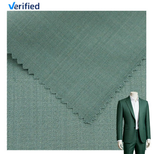 ผ้าเมอริโนขนแกะเมอริโน/ผ้าโพลีเอสเตอร์เคลือบเงาเรียบสำหรับชุดทางการอมตะ70W 30P สไตล์อิตาเลียน - Product Image 1