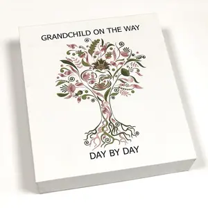 Jour par jour Calendrier grand-parent Cadeau Journal de grossesse Calculatrice et calendrier Coffret cadeau